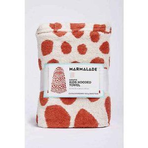 Marmalade™ Cotton Hooded Bath Towel blue dots, white dots and giraffe print